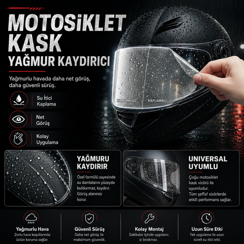 Vizör şeffaf kaplama ek görsel